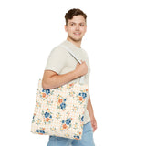Floral Plaid Tote Bag - Student Collection 2025
