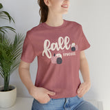 Pink Pumpkin Fall is My Favorite Unisex Jersey Short Sleeve Tee