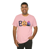 BOO Halloween Shirt Unisex Jersey Short Sleeve Tee