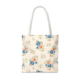 Floral Plaid Tote Bag - Student Collection 2025