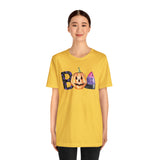 BOO Halloween Shirt Unisex Jersey Short Sleeve Tee