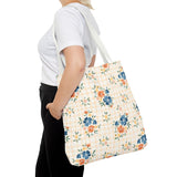 Floral Plaid Tote Bag - Student Collection 2025