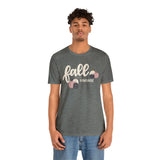 Pink Pumpkin Fall is My Favorite Unisex Jersey Short Sleeve Tee