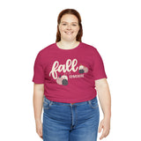 Pink Pumpkin Fall is My Favorite Unisex Jersey Short Sleeve Tee