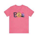BOO Halloween Shirt Unisex Jersey Short Sleeve Tee