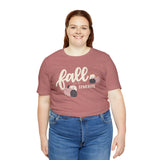 Pink Pumpkin Fall is My Favorite Unisex Jersey Short Sleeve Tee