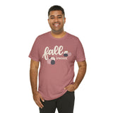 Pink Pumpkin Fall is My Favorite Unisex Jersey Short Sleeve Tee
