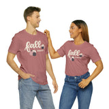 Pink Pumpkin Fall is My Favorite Unisex Jersey Short Sleeve Tee