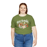 Give Thanks Unisex Jersey Short Sleeve Tee