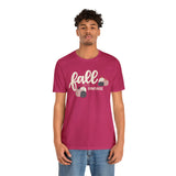 Pink Pumpkin Fall is My Favorite Unisex Jersey Short Sleeve Tee