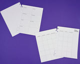 Six Month Undated Dashboard Planner Extension Paper Pack