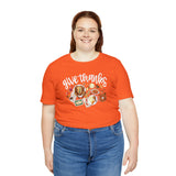 Give Thanks Unisex Jersey Short Sleeve Tee