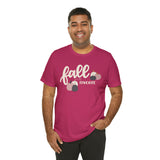 Pink Pumpkin Fall is My Favorite Unisex Jersey Short Sleeve Tee