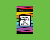 Neon Basics Sticker Book