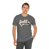 Pink Pumpkin Fall is My Favorite Unisex Jersey Short Sleeve Tee