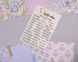 Preppy Floral MINI Cover & Divider Set