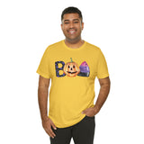 BOO Halloween Shirt Unisex Jersey Short Sleeve Tee