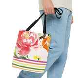 Watercolor Florals 2024 Planner Tote Bag (AOP)