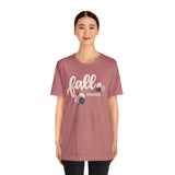 Pink Pumpkin Fall is My Favorite Unisex Jersey Short Sleeve Tee