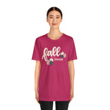 Pink Pumpkin Fall is My Favorite Unisex Jersey Short Sleeve Tee