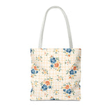 Floral Plaid Tote Bag - Student Collection 2025