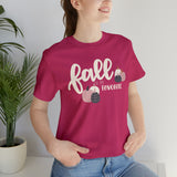 Pink Pumpkin Fall is My Favorite Unisex Jersey Short Sleeve Tee