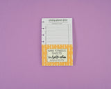 Mini Fitness Sheets Paper Pack- 52 Weeks