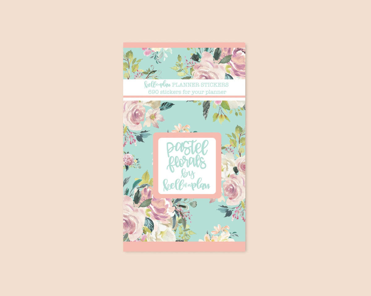 Pastel Florals Sticker Book