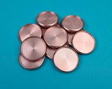 Rose Gold Metal Planner Expander Discs- 3.5cm