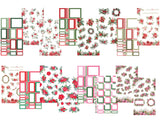 Christmas Florals Volume Five Sticker Book