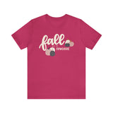 Pink Pumpkin Fall is My Favorite Unisex Jersey Short Sleeve Tee
