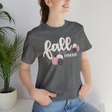 Pink Pumpkin Fall is My Favorite Unisex Jersey Short Sleeve Tee