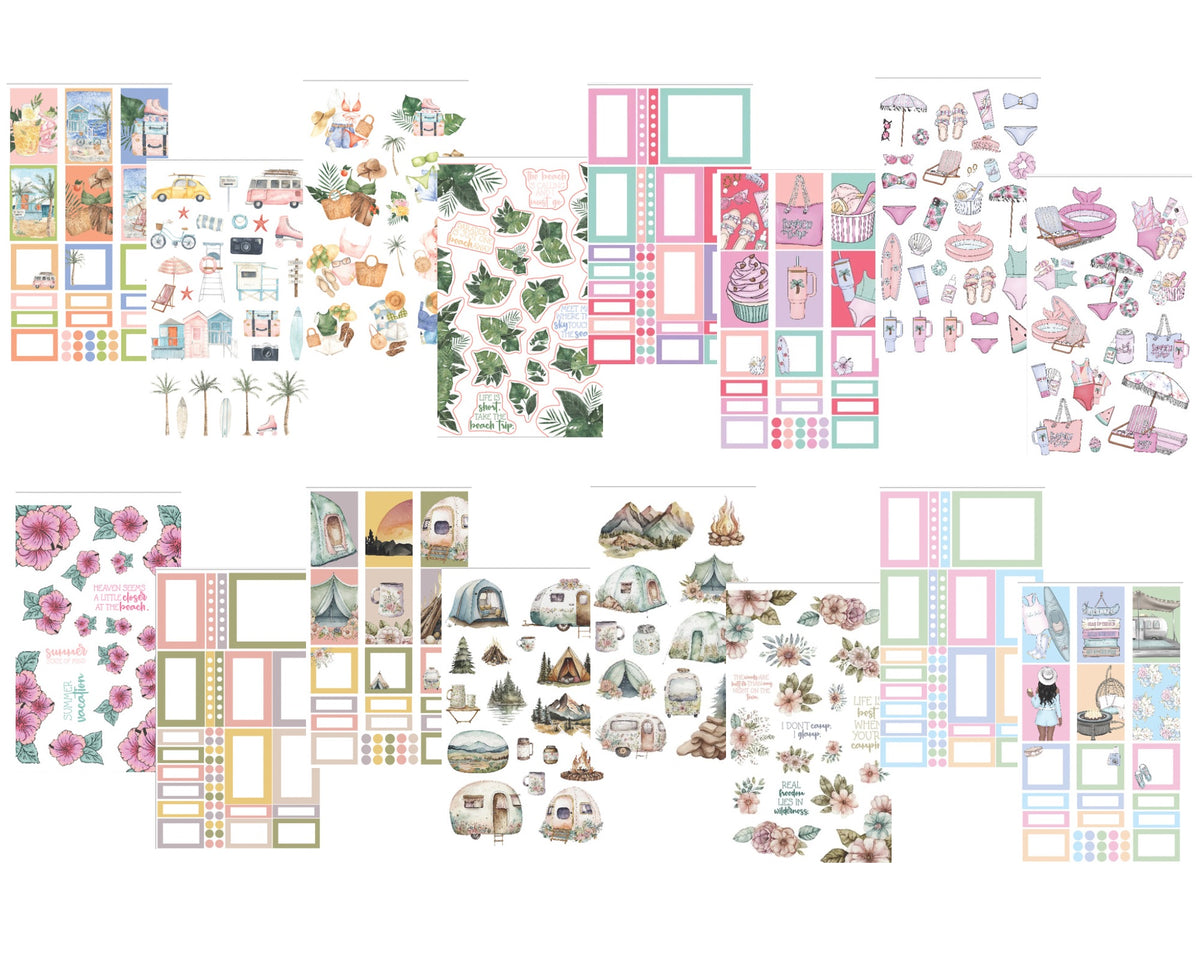 I Love Summer Sticker Book kellofaplan