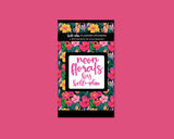 Neon Florals Sticker Book