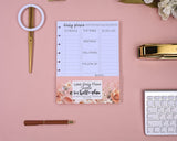 Work Daily Plans Sheets Paper Pack