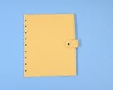 Lemon Yellow Pastel Snap Planner Cover (Version Two)