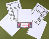 Six Month Undated Extension Paper Pack- Monthly Layout