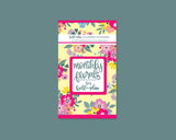Monthly Florals Sheets Edition Sticker Book