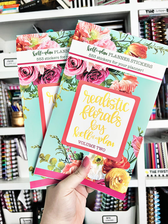 Realistic Florals Volume Two Sticker Book