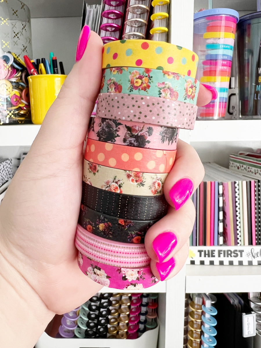 Colorful DIY Washi Tape Holder · Artsy Fartsy Life