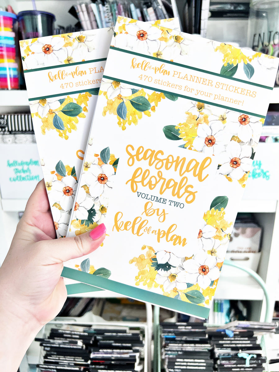 Seasonal Monthly Sticker Book – kellofaplan