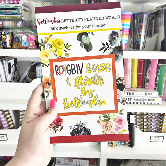 ROYGBIV Boxes & Florals Volume ONE Sticker Book