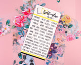 Brilliant Blooms PLASTIC Dashboard Dividers