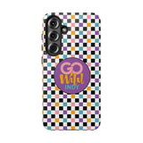 Colorful Plaid Go Wild Indy Tough Phone Cases