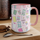 Planner Love Accent Mugs