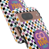 Colorful Plaid Go Wild Indy Tough Phone Cases