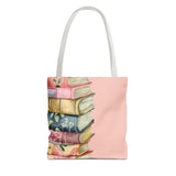 Book Stack Tote Bag 2024