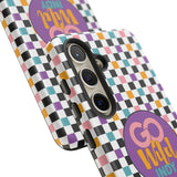 Colorful Plaid Go Wild Indy Tough Phone Cases