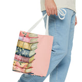 Book Stack Tote Bag 2024