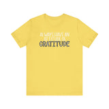 Attitude of Gratitude- Fall Box 2024- Unisex Jersey Short Sleeve Tee